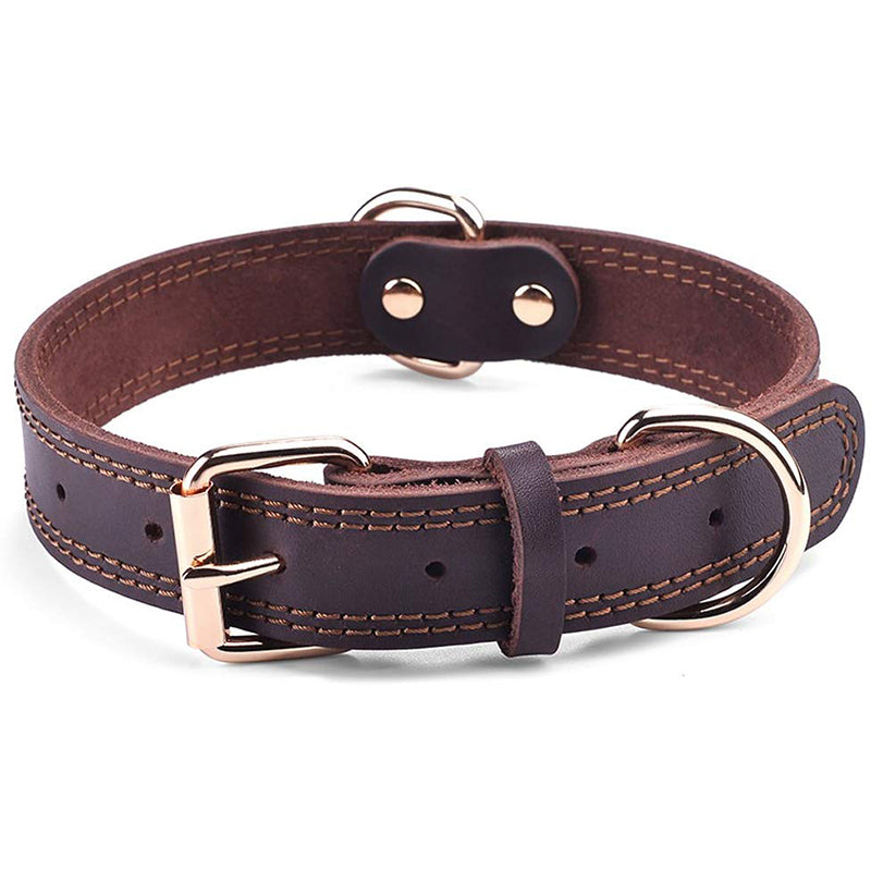 Cowhide Dog Collar - Pets Market